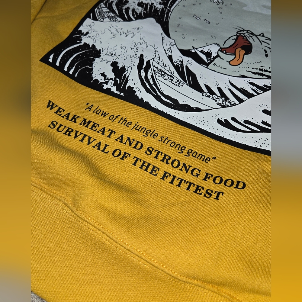 Japanese Streetwear Mr. Scarecrow Law of Nature Power of Game Hoodie